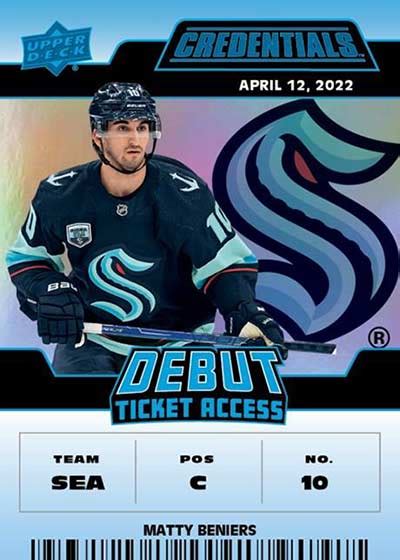 Upper Deck Credentials Hockey Checklist Box Info