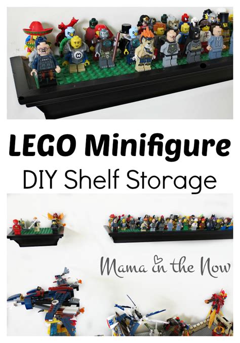 LEGO Minifigure DIY Shelf Storage