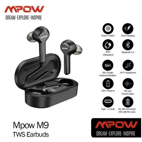 Buy Mpow M Wireless Earbuds Bluetooth Noise Cancelling Stereo