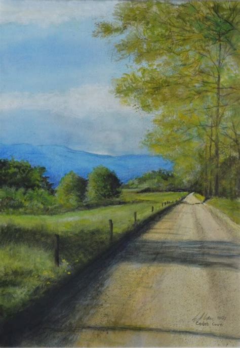 Cades Cove Original Watercolor Painting Etsy