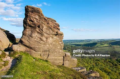 froggatt edge stock  high res pictures  images getty images