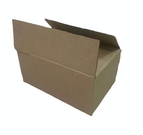 Percent Recyclable Eco Friendly Rectangular Plain Corrugated Carton