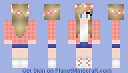 Flower Girl Minecraft Skin