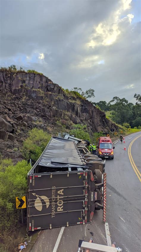 Tombamento De Carreta Na Sc Em Quilombo Ativamix