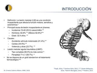 Lesión medular pptx