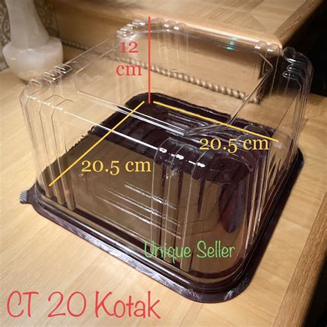 Jual Isi Mika Cake Tray Kotak Cm Ct Kotak Cm Mika Ct