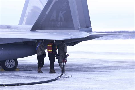 Dvids Images H Fighter Squadron Shows Off F Raptor Refuel