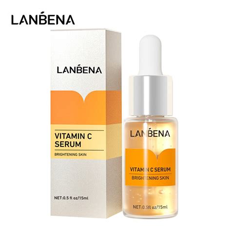 LANBENA Sérum blanchissant à la vitamine C et acide hyaluronique