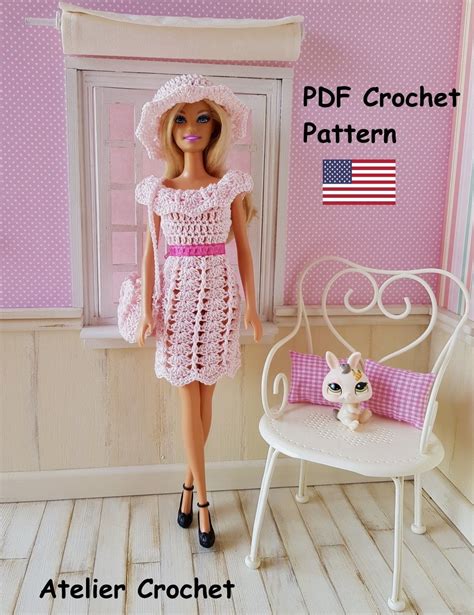 Crochet Barbie Clothes Doll Clothes Barbie Patterns Crochet Fashion Christmas Crochet