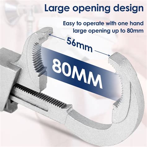 Universal Adjustable Double Ended Wrench Multifunctional Faucet Wrench