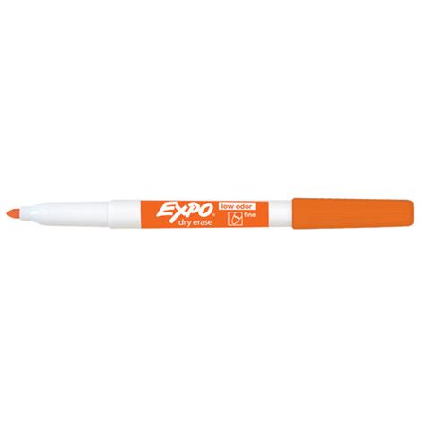 Expo Orange Fine Tip Dry Erase Markers