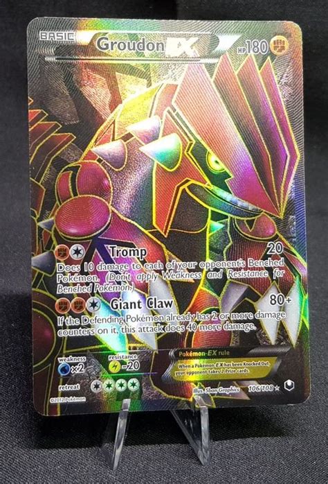 Groudon EX Ultra Rare Full Art English 167 Kaufen Auf Ricardo