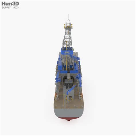 Noble Drillship 3D model - Download Service ship on 3DModels.org