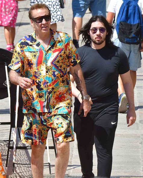 Nicolas Cage S Son Kal El Spotted With Dad During Rare Outing Photo