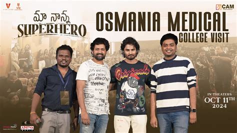 Maa Nanna Super Hero Team At Osmania Medical College Fest Sudheer