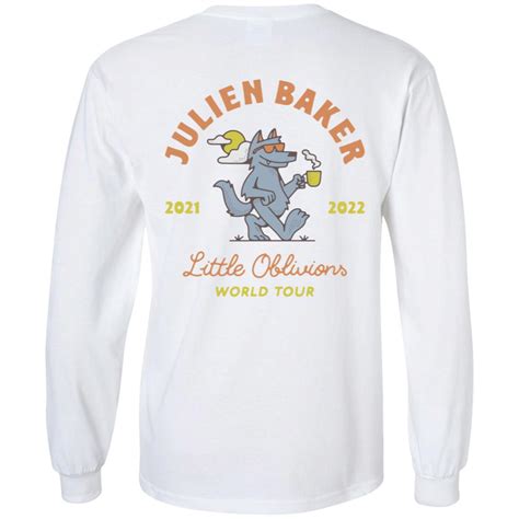 Julien Baker Merch Julien Baker Little Oblivions World Tour T Shirt ...