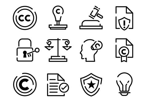 Free Copyright Icons Vector 146872 Vector Art at Vecteezy