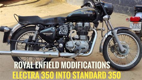 Royal Enfield 2012 Electra 350 Into New 2023 Standard 350 Bullet Modificationsbullettower