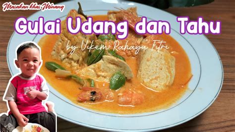 UDANG DAN TAHU DIMASAK BEGINI RASANYA ENAK BANGET YouTube