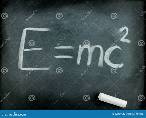 Famous Albert Einstein S Equation Emc2 Stock Photo Image Of School