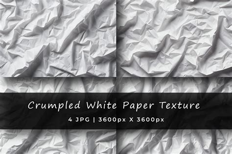 White Crumpled Paper Texture Backgrounds Graphic By Srempire Creative