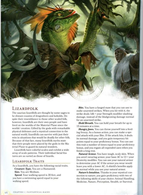 Dnd E Monsters Of Multiverse Lizardfolk Artofit