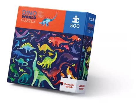 Puzzle Crocodile Creek Mundo Dino Rompecabezas 500 Piezas Envío gratis