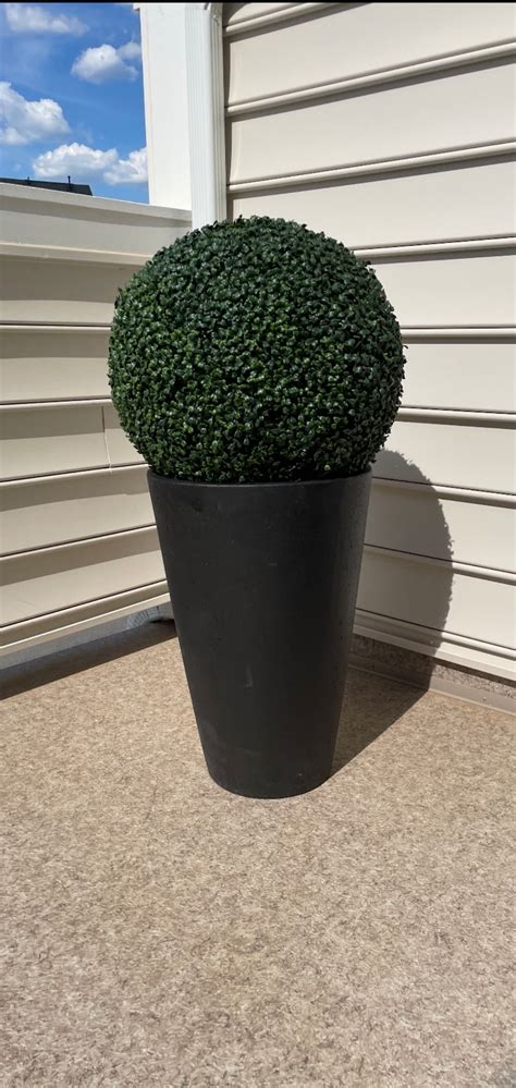 Large Artificial Faux Outdoor Boxwood Ball Uv Etsy