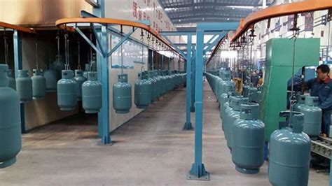 Lpg Gas Cylinder Production Electrostatic Powder Coating Line China