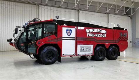 Waukegan Fire Department Dedicates New Arff Truck