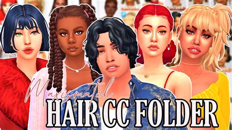 The Sims 4 Cc Toddler Hair Maxis Match Furniture Folder