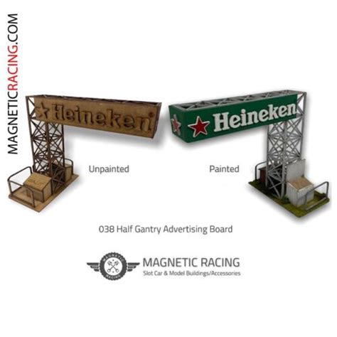 Scalextric Slot Car Buildings Scale Heineken Half Gantry Ebay