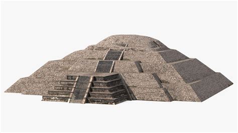 Teotihuacan Piramide De La Luna D Model D Molier D Models