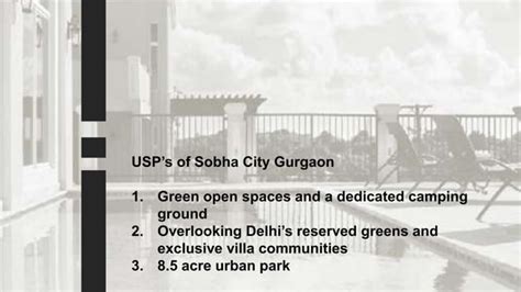 Sobha City Gurgaon Sector Ppt