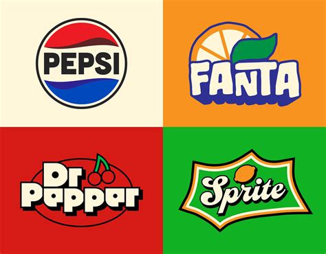 Iconic Soda Logos Reimagined on Behance