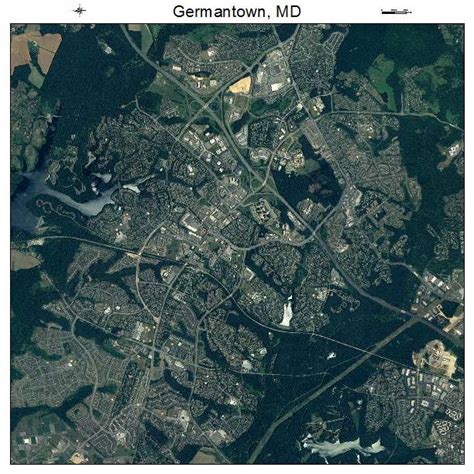 Aerial Photography Map Of Germantown Md Maryland