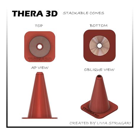 Stl Datei Thera D Stapelbare Kegel D Druckbares Modell Zum