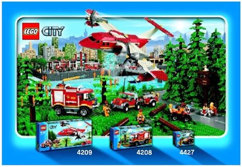 LEGO 4427 Fire ATV Instructions City Forest Fire