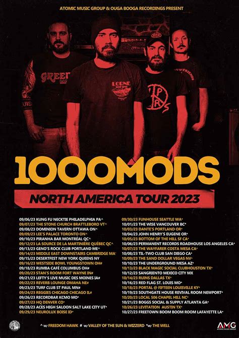 1000mods North American Tour Starts Soon Nextmosh