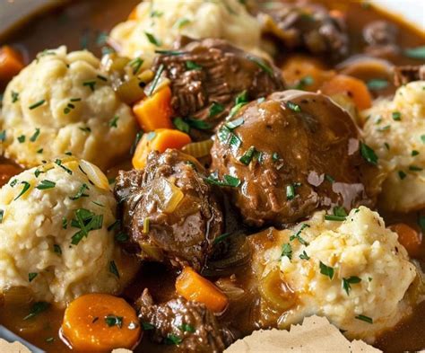 Beef Stew With Dumplings Full Recipe