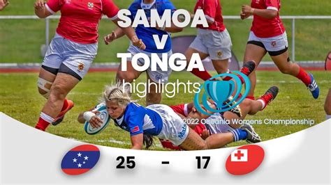 Samoa Vs Tonga Match Highlights 2022 Oceania Womens Championship