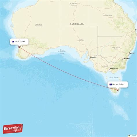 Direct Flights From Perth To Hobart Per To Hba Non Stop