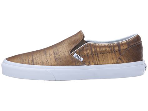 Vans Classic Slip On™ Brushed Metallic Gold Free