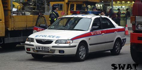 香港警務處 Am 6510 西九龍交通部 Hong Kong Police Force Mazda 626 Traf Flickr