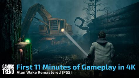 Alan Wake Remastered First 11 Minutes Of Gameplay In 4k Ps5