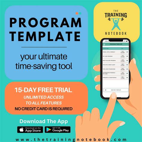 training notebook program template   versatile tool designed