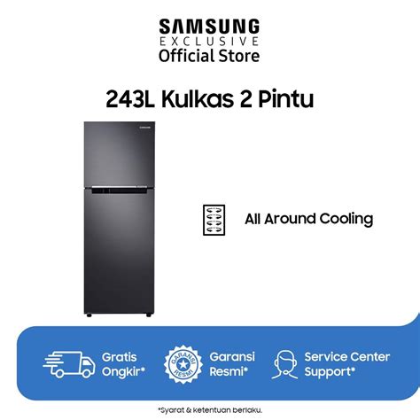 Samsung RT22 Kulkas 2 Pintu Dengan Digital Inverter 234L Lazada