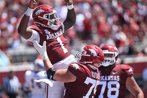 Razorback Football Report Kj Moves Up Leaderboard Whole Hog Sports