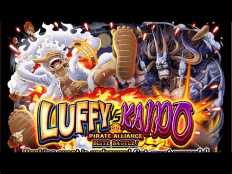 Optc Blitz Battle Luffy Vs Kaido Pirate Alliance 12 Team Senza G5