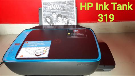 Hp Ink Tank 319 Printer Hp Printer Unboxing Review Youtube